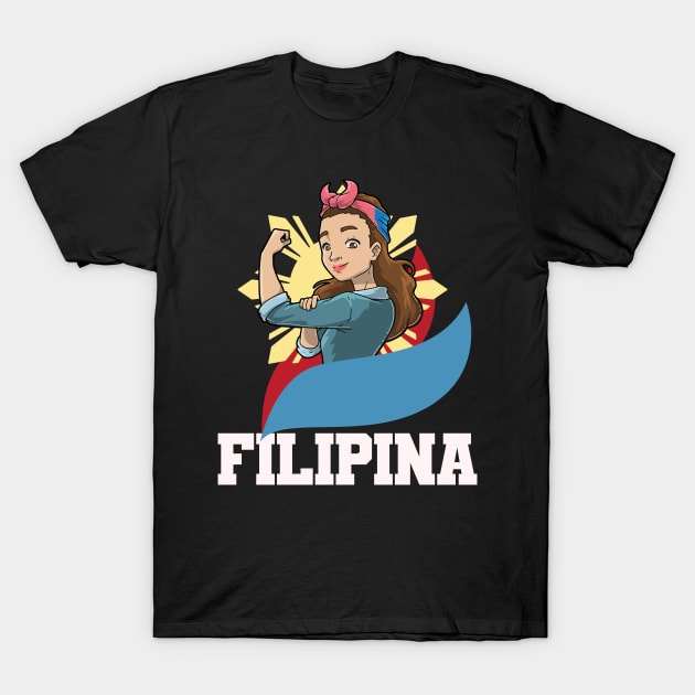 Filipina Philippines T-Shirt by KAWAIITEE